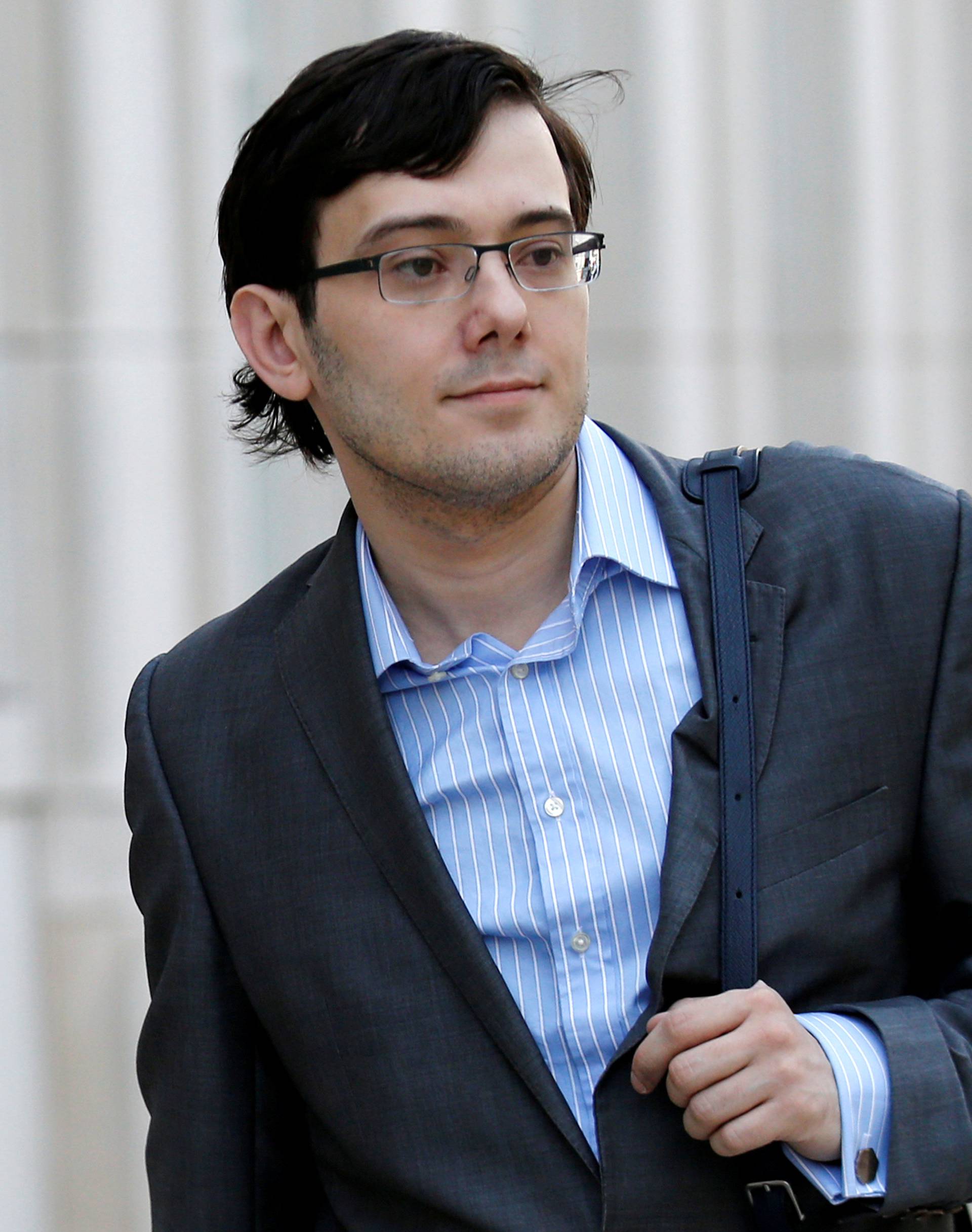 FILE PHOTO: Martin Shkreli arrives for his trial at US Federal Court in Brooklyn New York
