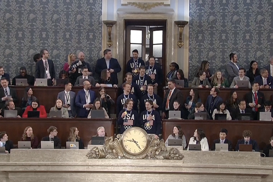 Trump s igra&ccaron;ima hokeja&scaron;ke reprezentacije nakon ZOI