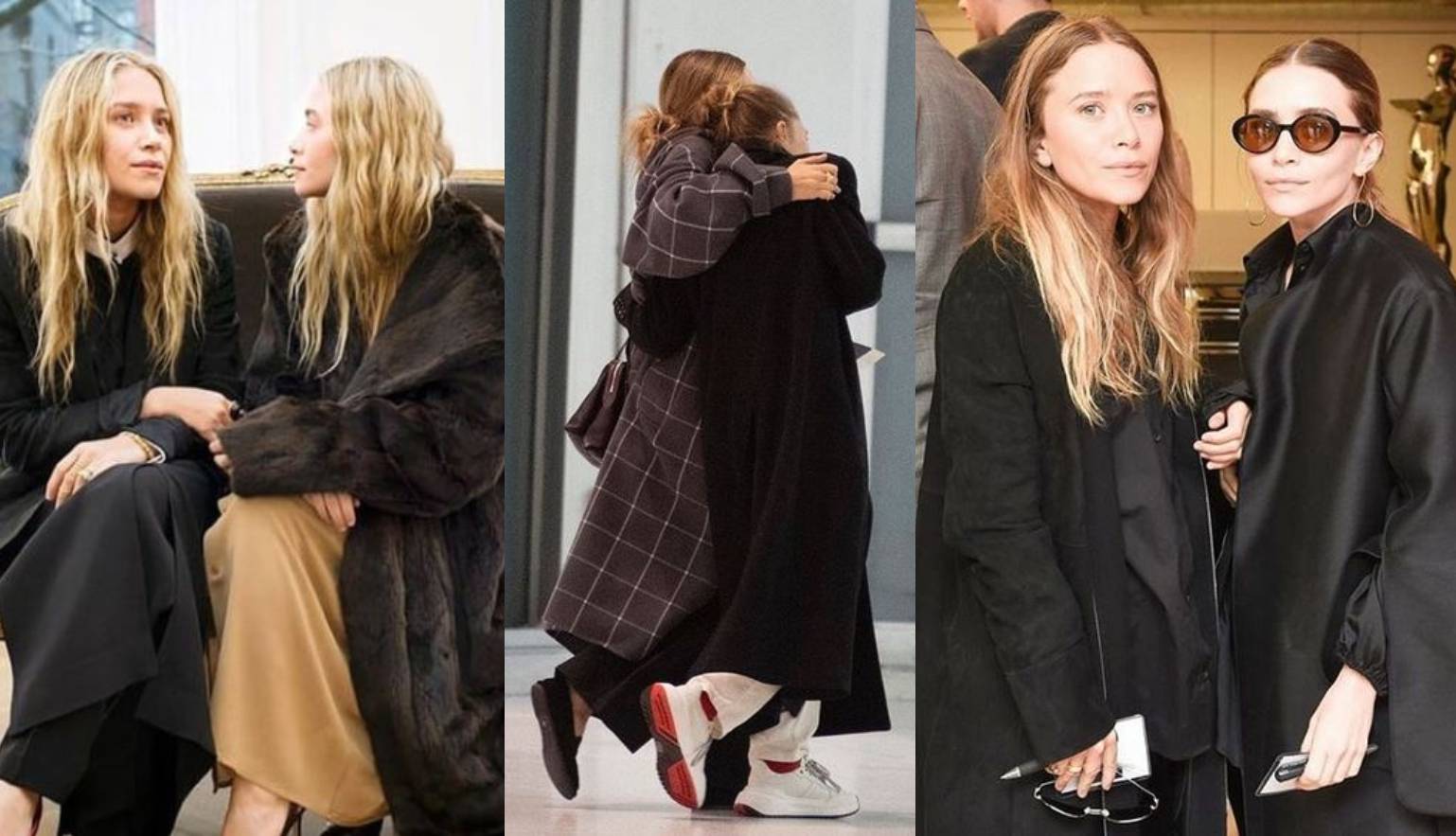Sestre Olsen znaju kako nositi velike i voluminozne kapute