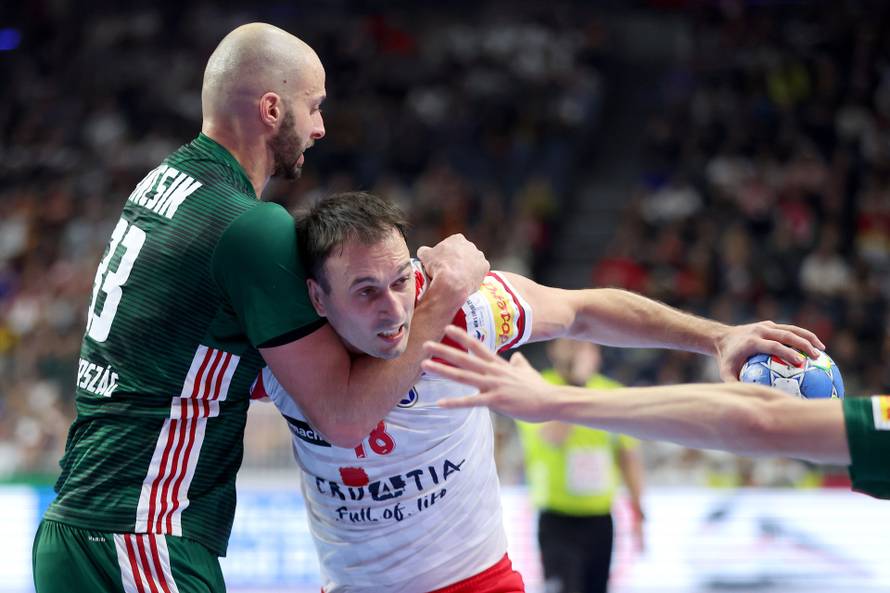 Koeln: Susret Mađarske i Hrvatske na Europskom prvenstvu u rukometu