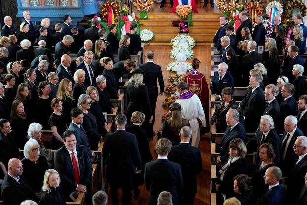 Norway's Princess Astrid's funeral, in Oslo
