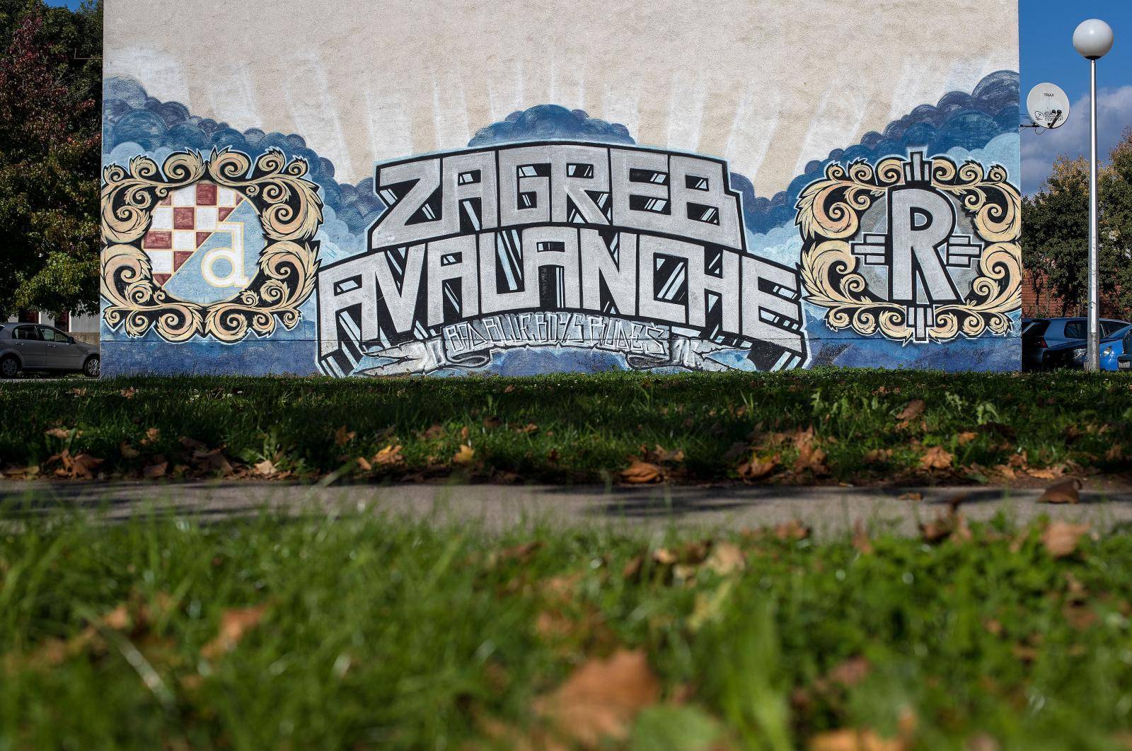 Zagreb: Murali i grafiti Bad Blue Boysa posvećeni Dinamu