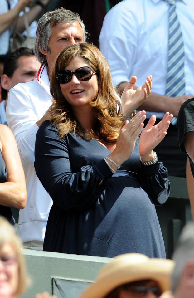 London: Wimbledon, Roger Federer - Tommy Haas