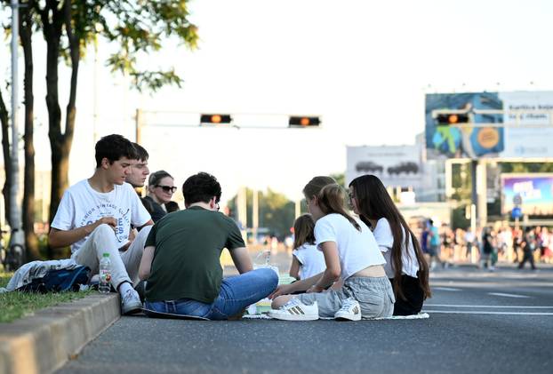 Zagreb: Iščekivanje koncerta Eda Sheerana kod Mosta slobode