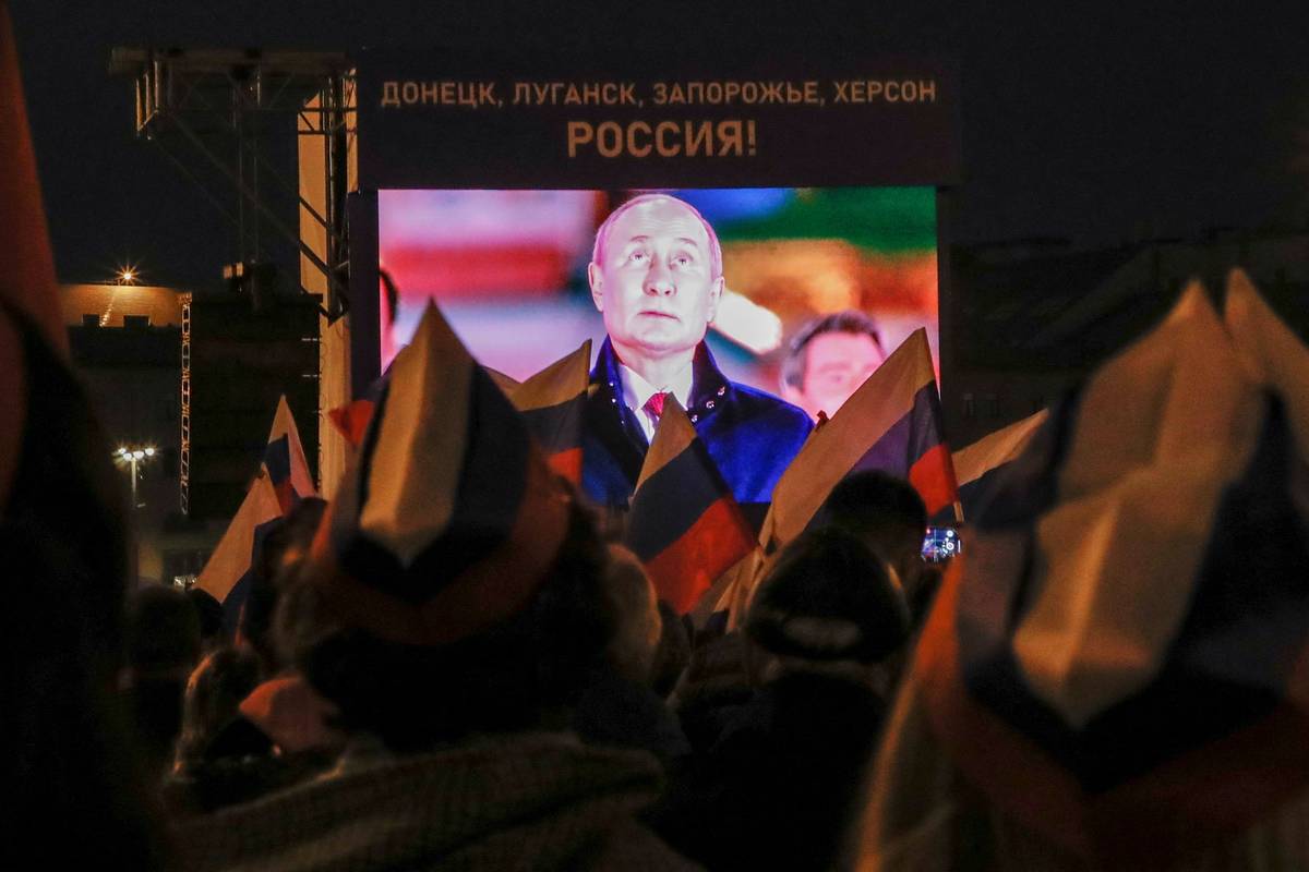 Rusi proslavili aneksiju na trgu u Moskvi, a Putin je poručio: 'Pobijedit ćemo u ovom ratu!'