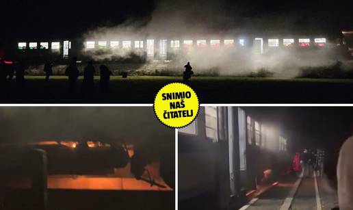 FOTO U vlaku koji se zapalio kraj Osijeka bilo je 100 ljudi. Evo &scaron;to su poru&ccaron;ili iz H&Zcaron;-a