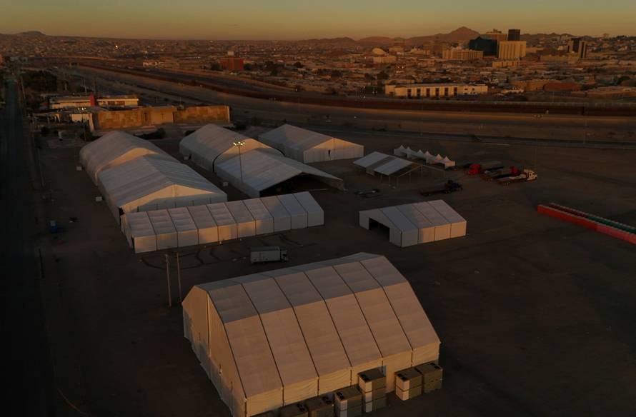 Mexico builds shelters along the border to prepare for mass deportations from the United States