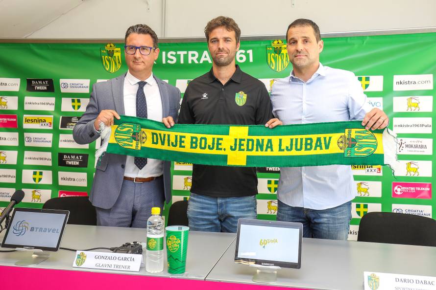 Na konferenciji za medije predstavljen novi trener Istre 1961., Gonzalo Garcia