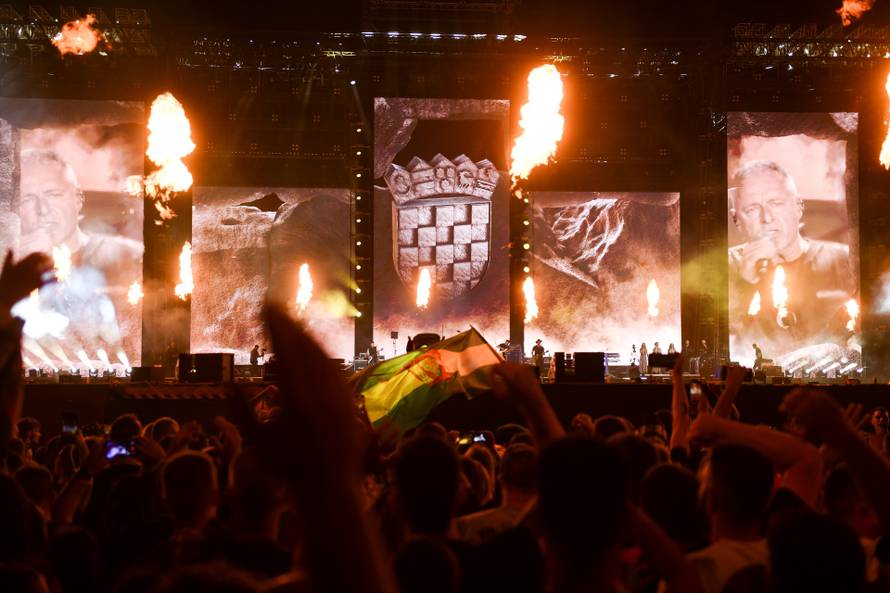 Veliki koncert Marka Perkovića Thompsona u Sinju