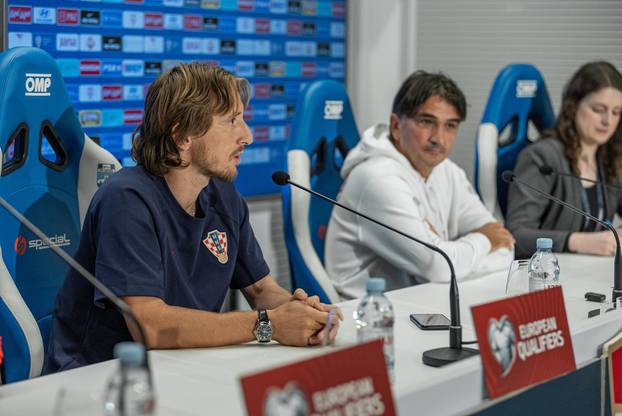 Osijek: Luka Modrić i Zlatko Dalić na konferencija za medije uoči utakmice protiv Turske