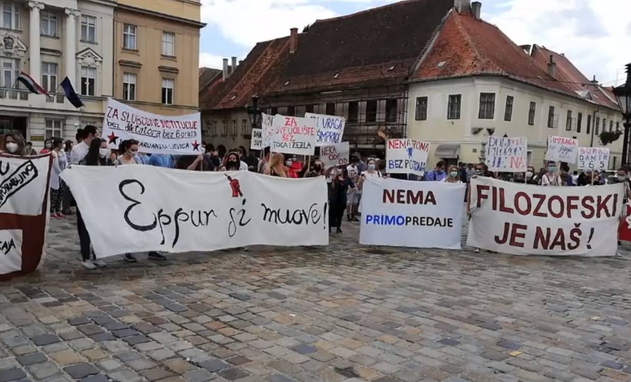 Sindikati: Pozivanje na autonomiju Sveučilišta pokriće za Borasovu samovolju