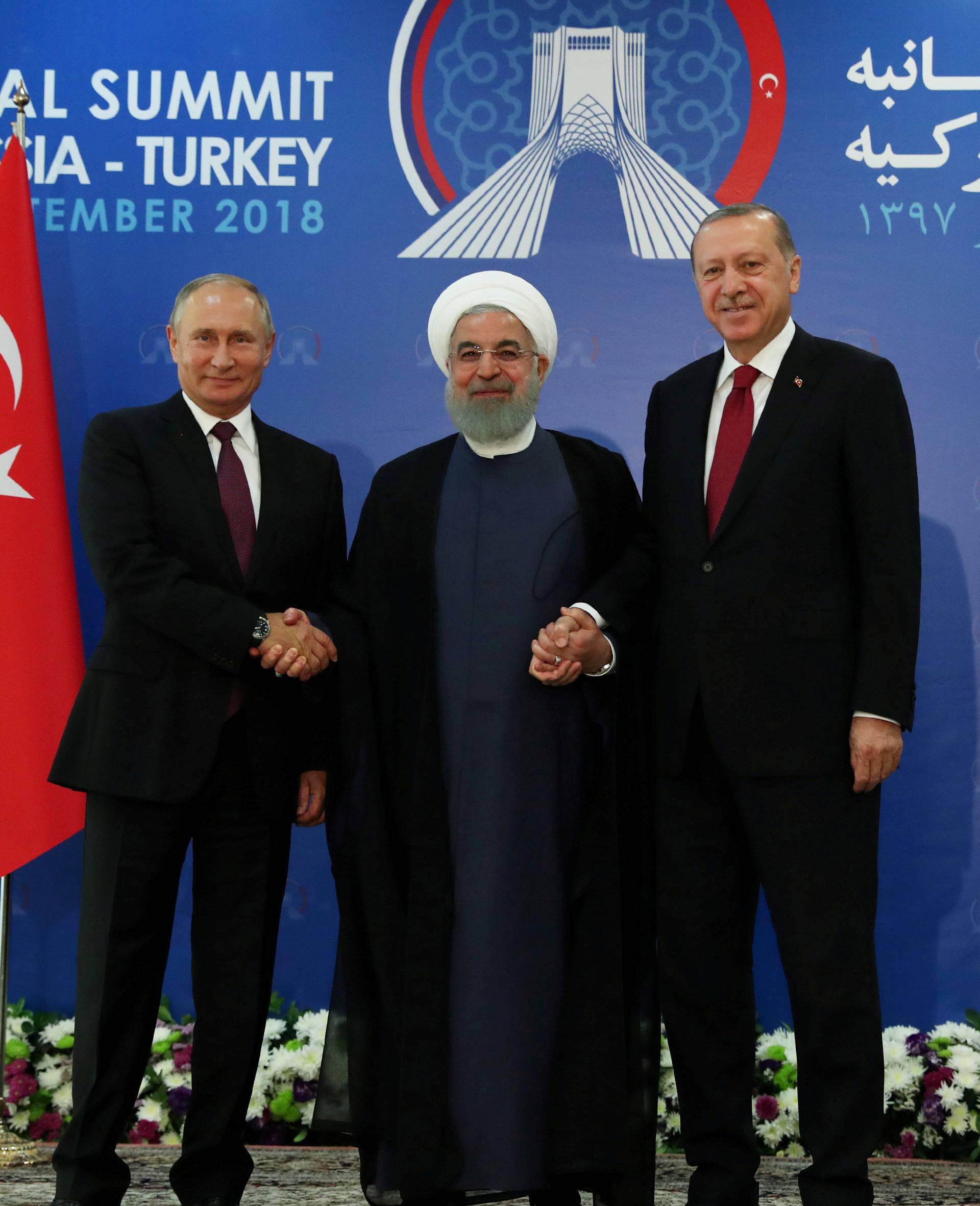 President Putin of Russia, Rouhani of Iran and Erdogan of Turkey meet in Tehran