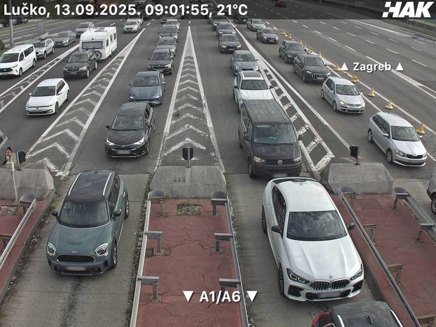 HAK: Povećana gustoća prometa na A1 između Zagreba i Karlovca prema moru