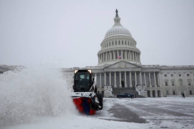 Winter storm in Washington
