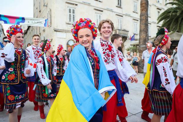 Split: Svečano otvorenje 5. CIOFF Međunarodnog festivala folklora Split 2026.