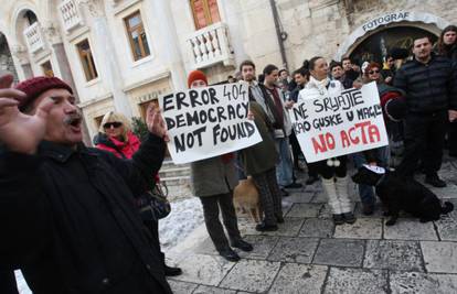 Novi prosvjedi protiv ACTA-e najavljeni za Split i Zagreb