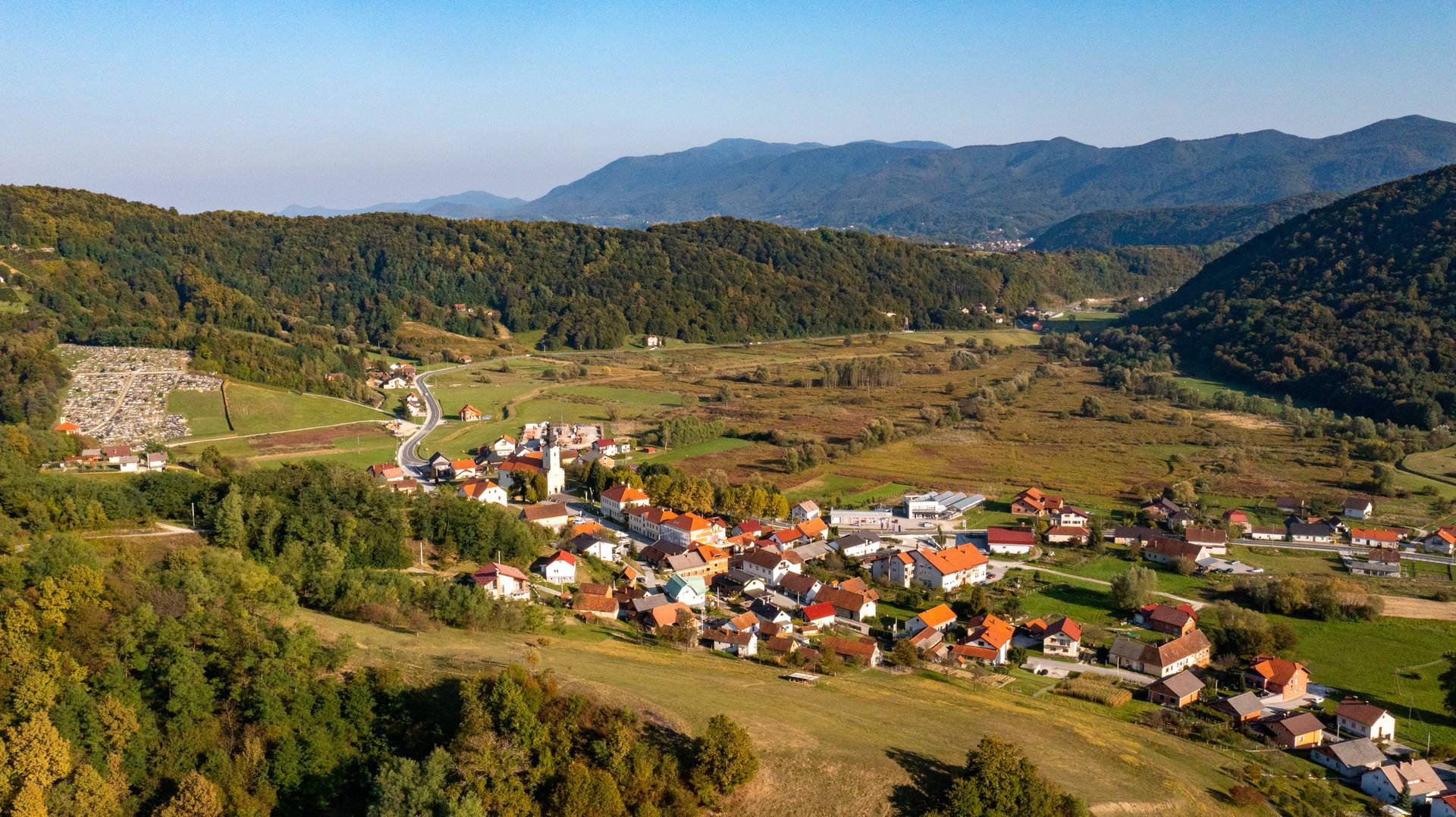 Bednja centar iz zraka