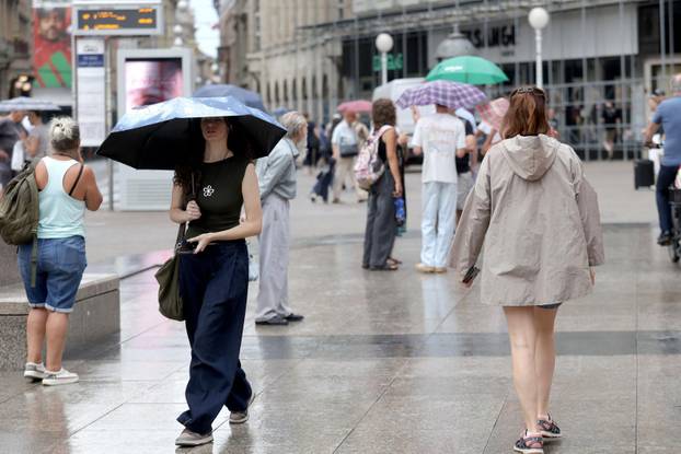 Ljetna kiša u Zagrebu