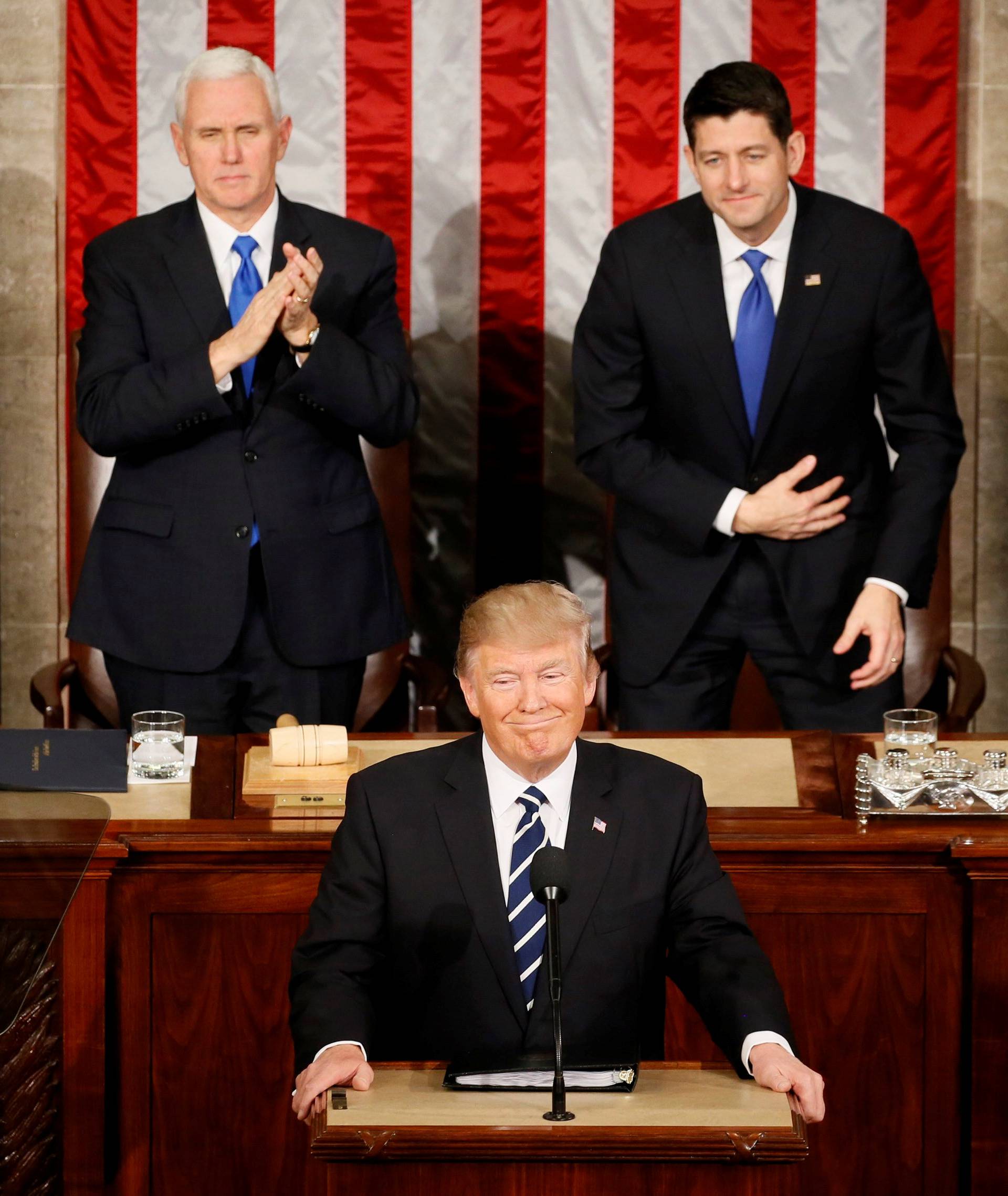 U.S. President Trump addresses Joint Session of Congress