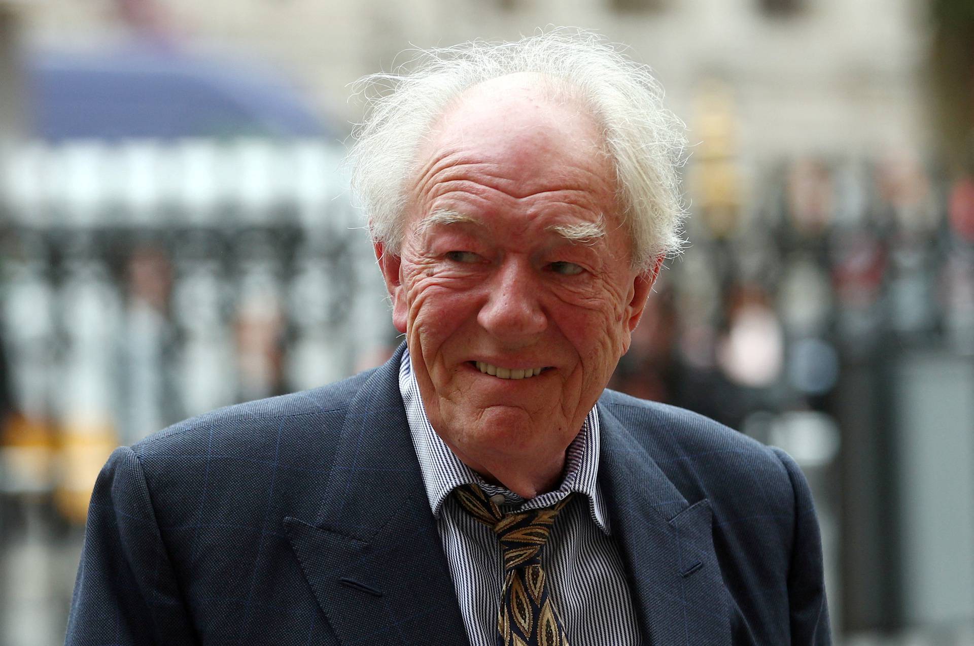 FILE PHOTO: Actor Michael Gambon attends a Service of Thanksgiving for Sir Peter Hall at Westminster Abbey in London