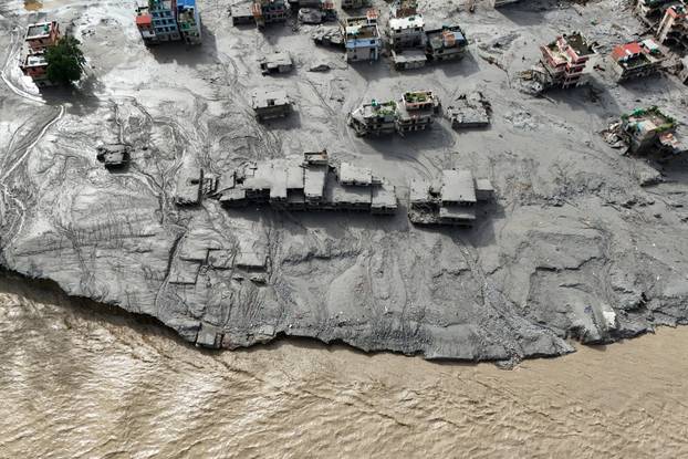Aftermath of devastating floods in Trishuli