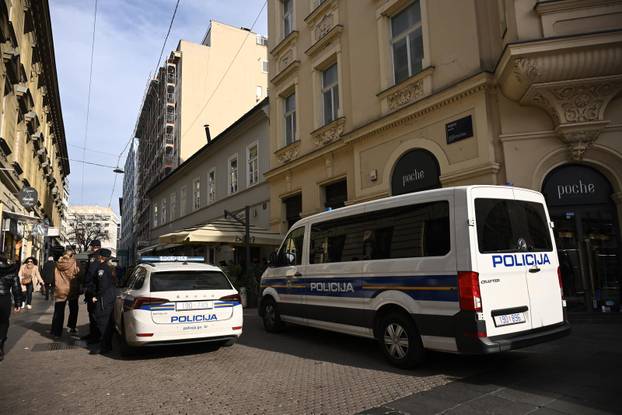 Zagreb: Centar grada prepun policije
