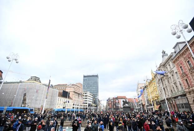 Zagreb: Prosvjed poduzetnika zbog neadekvatnih ekonomskih mjera