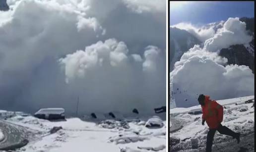 VIDEO Velika snježna lavina u Indiji: Pogledajte kako se u jednom trenutku sve zabijelilo