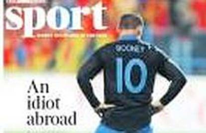 Rooneyja će glupost koštati neigranja u skupini Eura 2012.