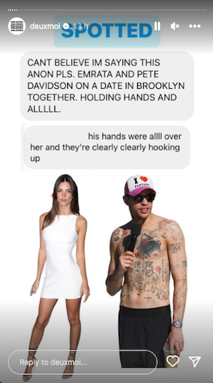 Pete Davidson nakon Kim ljubi Emily Ratajkowski?  'Njegove ruke bile su posvuda po njoj...'