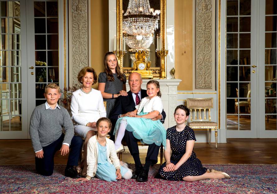 On the occasion of Norway's King Harald and Queen Sonja's 80th birthdays, in Oslo