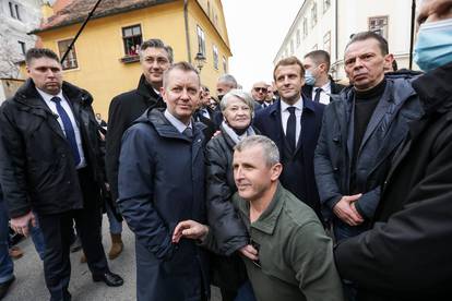 Andrej Plenković i Emmanuel Macron prošetali su Gornjim gradom