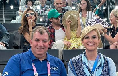 Kakvo društvo! Kolinda i Jakov pozirali pokraj Ryana Goslinga i Eve Mendes na Olimpijskima