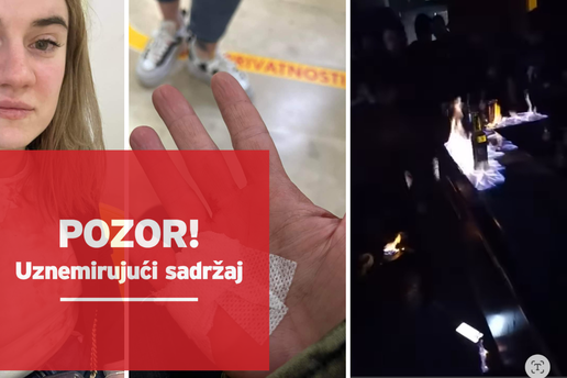 'Konobarica je palila šank pa nas sve zapalila! Eksplodirala je boca pića, gorjela mi je kosa'