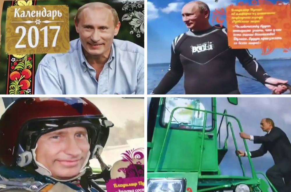 Putin ronilac, Putin pilot, Putin u žitu... vođa ima novi kalendar