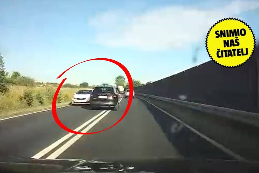Šokantna snimka iz Slavonije: 'Prešla je na suprotnu traku i zamalo izazvala frontalku!'