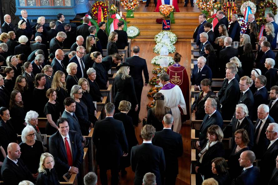 Norway's Princess Astrid's funeral, in Oslo