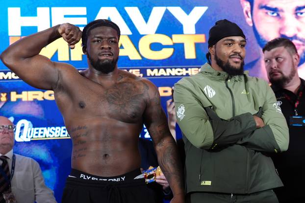 Manchester: Službeno vaganje uo?i me?a Joe Joyce - Filip Hrgovi?