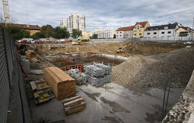 Zagreb: Radovi na izgradnji zgrade u Ozaljskoj