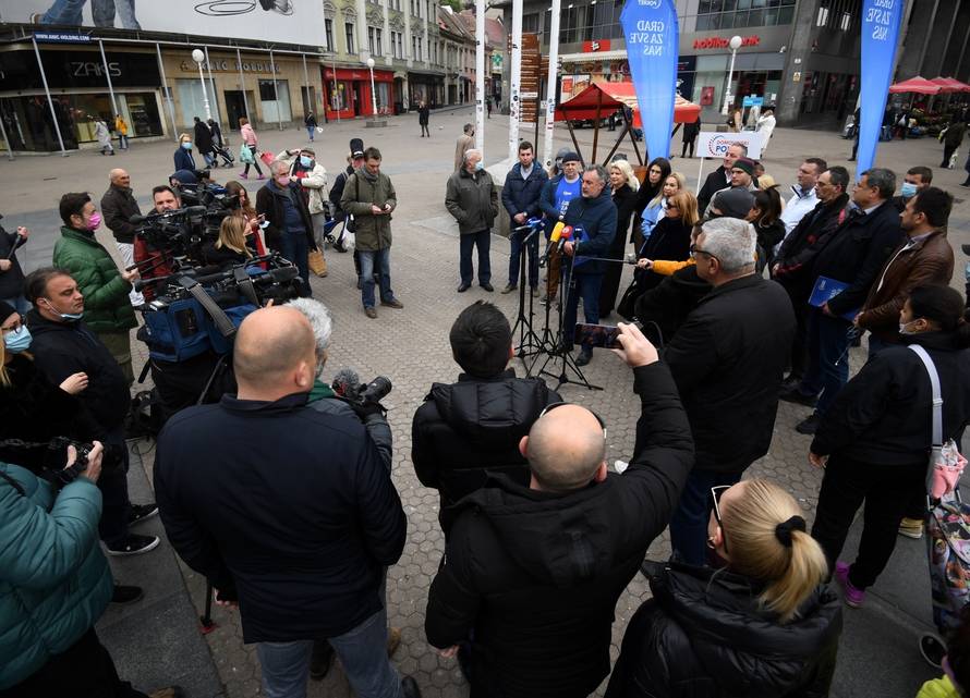 Zagreb: Škoro održao konferenciju za medije uoči početka prikupljanja potpisa