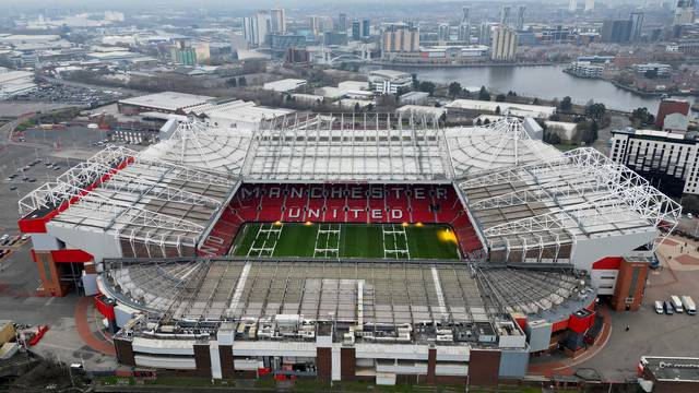 General view of Manchester United's Old Trafford Stadium
