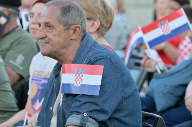 Svečani koncert u Zagrebu povodom 35. obljetnice postrojavanja Zbora narodne garde i ustrojavanja Hrvatske vojske i policije