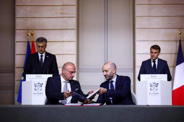 Croatia's Prime Minister Andrej Plenkovic visits Paris