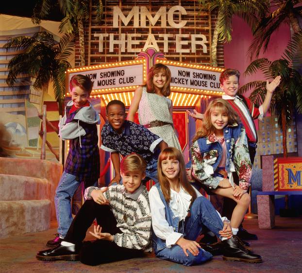MICKEY MOUSE CLUB (aka MMC), (clockwise from upper center): Nikki DeLoach, Justin Timberlake, Christ