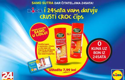 Samo ovaj četvrtak Lidl i 24sata vam daruju čips!