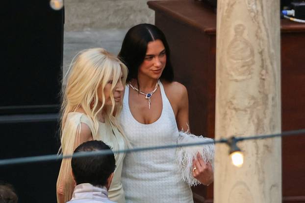 Dua Lipa celebrates wedding festivities with her husband Callum Turner in Palermo