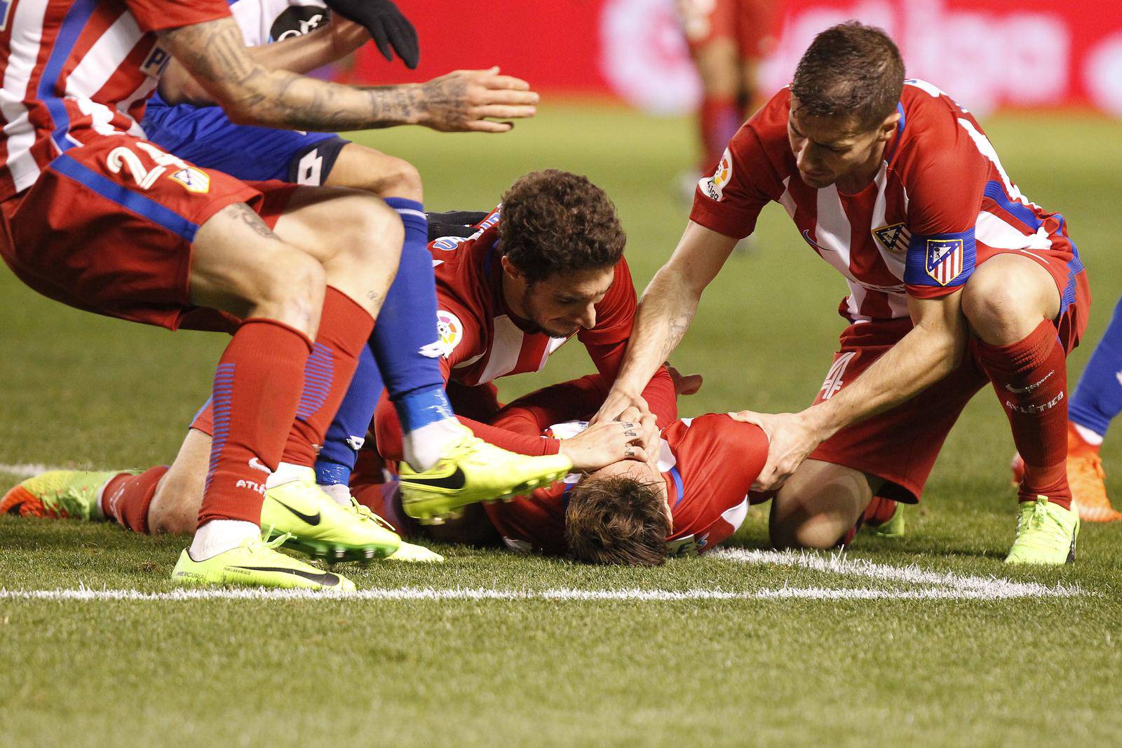 A Coruna: Primera,  Deportivo - Atletico, Šime Vrsaljko