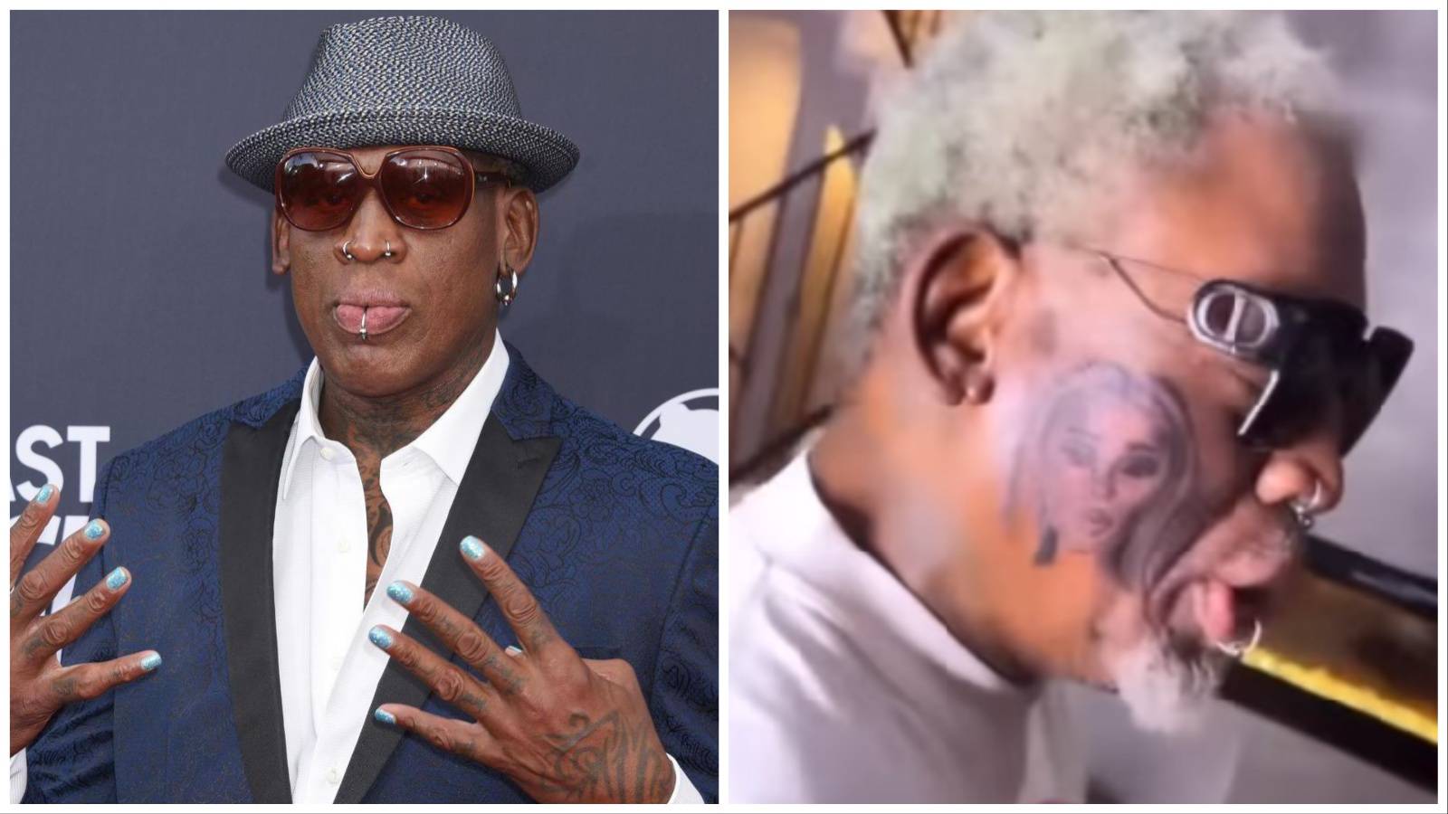 Dennis Rodman istetovirao lice djevojke na obraz: 'Rekla sam mu da to ne radi, nije normalan'