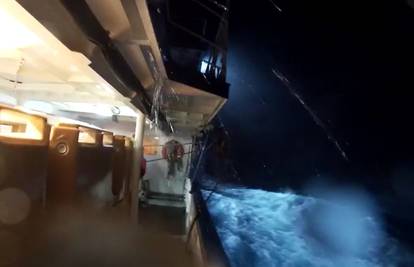 Snimao s broda usred oluje u Istri: 'Nije nam bilo svejedno'