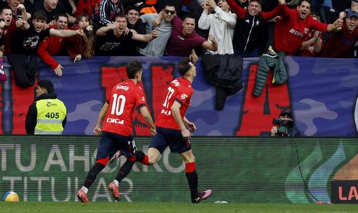 VIDEO Kralj Osasune opet je zabio! Pogledajte novi gol Ante Budimira, 'probio' je mrežu